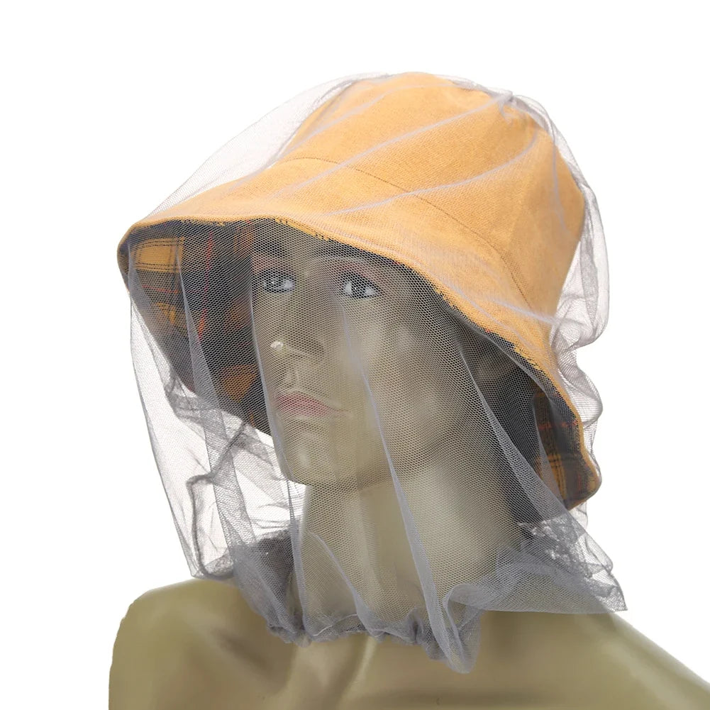 Fishing Mosquito Head Net | Bug Mesh Face Protector for Camping