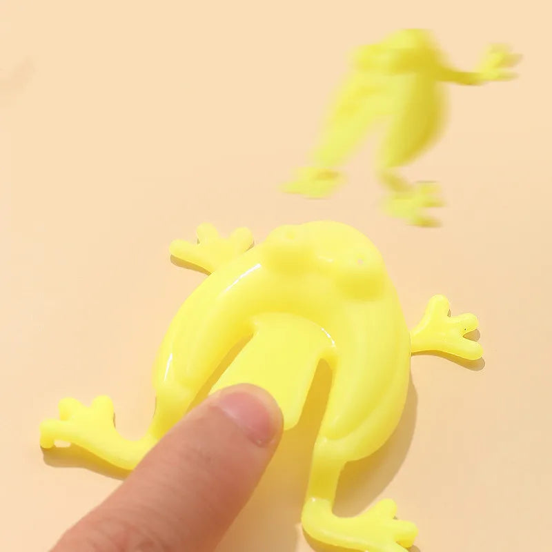 Press and Jump Frog Stress Relief Toy | Family Interactive Sports Game for Kids