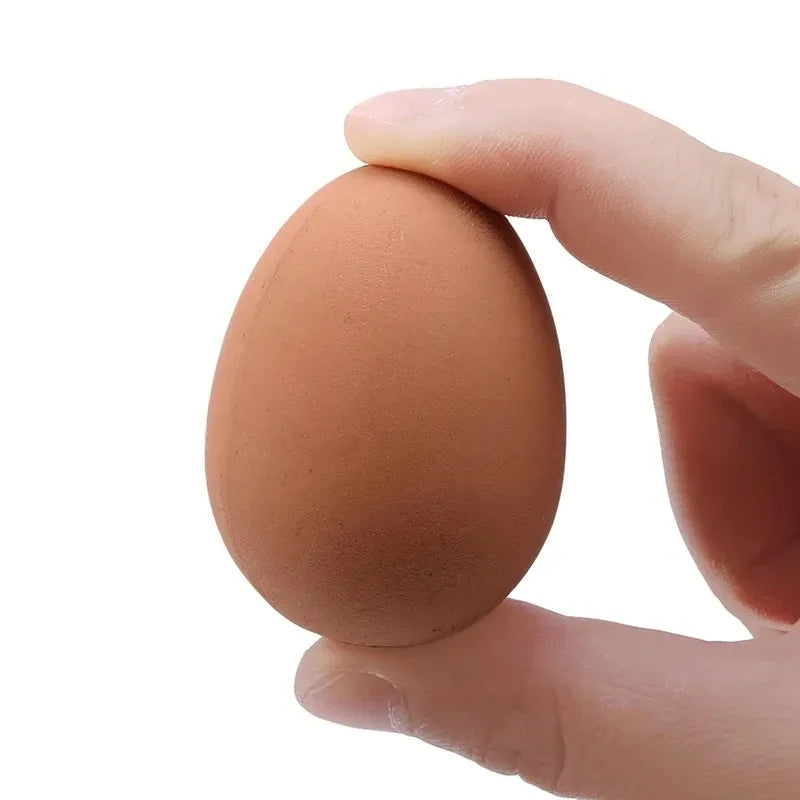 Novelty Bouncy Eggs | Realistic Fake Rubber Prank Toy