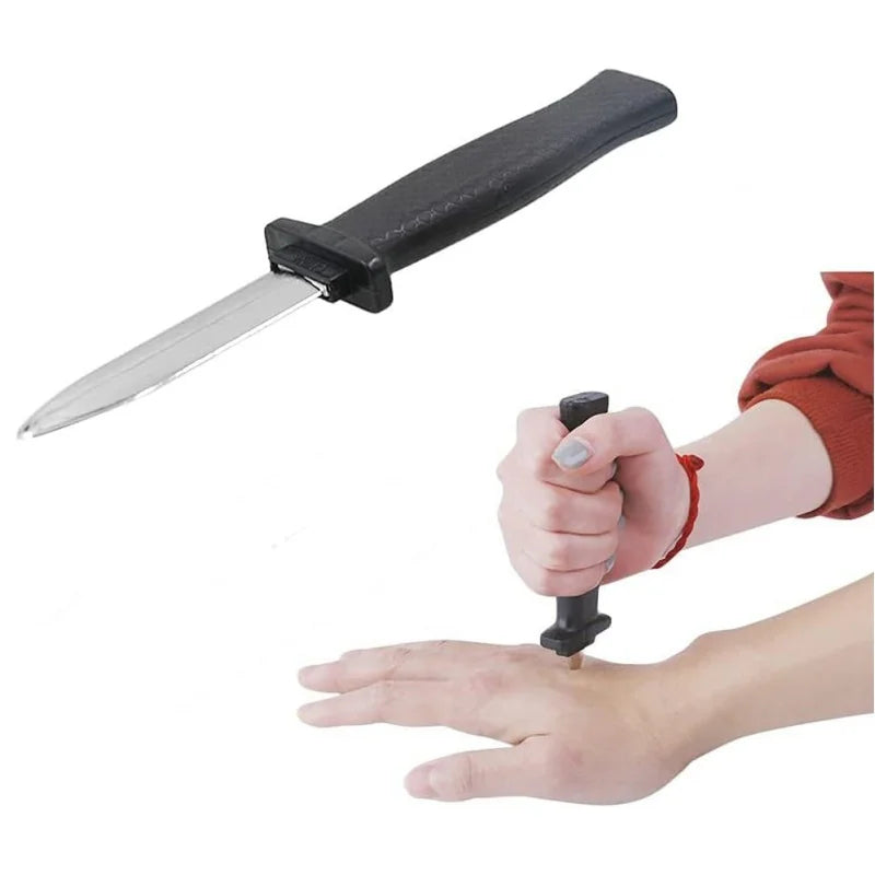 Retractable Fake Knife Toy | Plastic Prop Blade for Pranks and Cosplay
