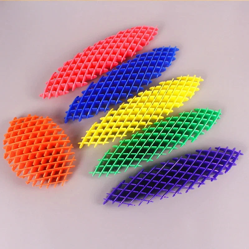 Stretchable Mesh Fidget Worm Toy | 3D Telescoping Stress Relief Toy