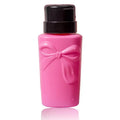 Push Down Plastic Bow Pump Dispenser Bottle | Refillable Nail Polish & Makeup Remover Container