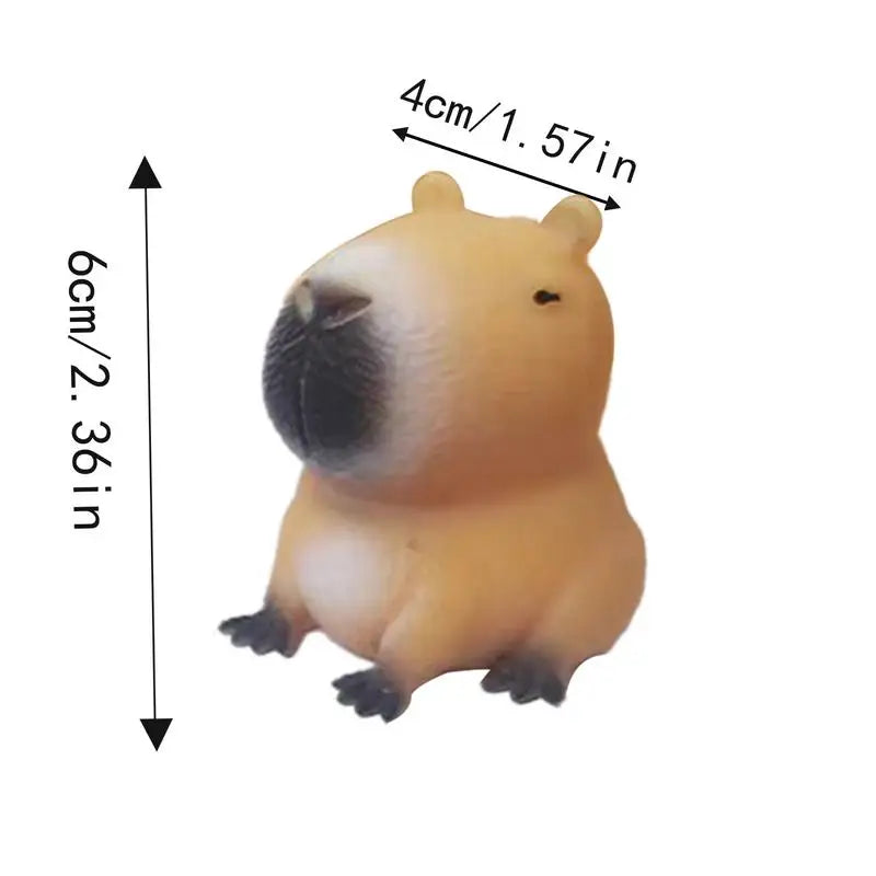 Squishys Capybara Squeeze Toy | Soft Fidget Stress Relief Pinch Toy