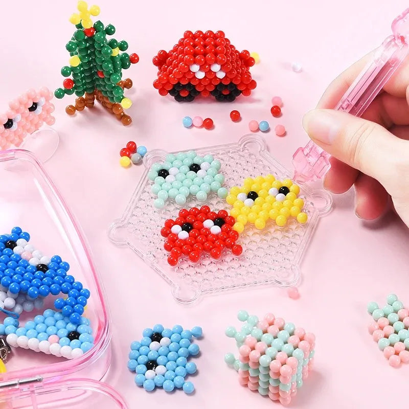 Water Beads Spray Magic Beads Set | 600 Piece Educational Puzzle Toy for Kids