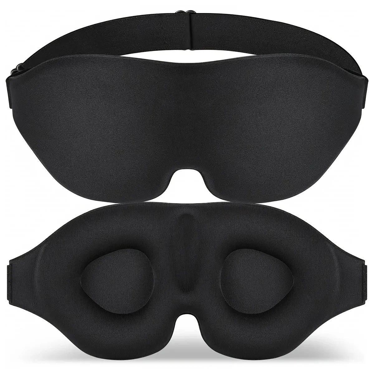 3D Contoured Sleep Mask | Light Blocking Eye Cover for Men and Women