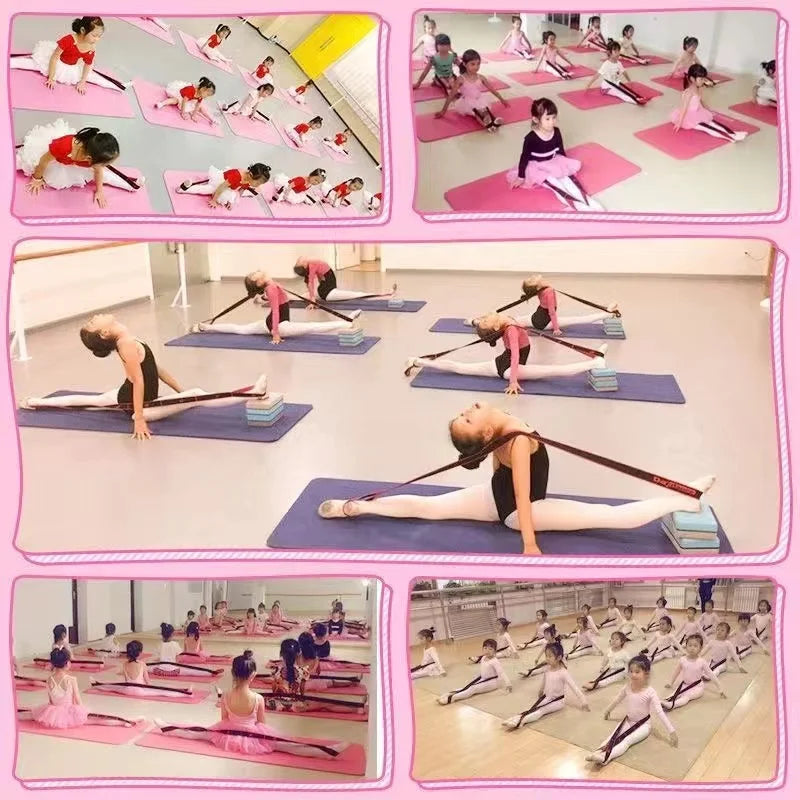 Yoga Stretch Resistance Band | Multi Loop Stretching Strap for Flexibility Training