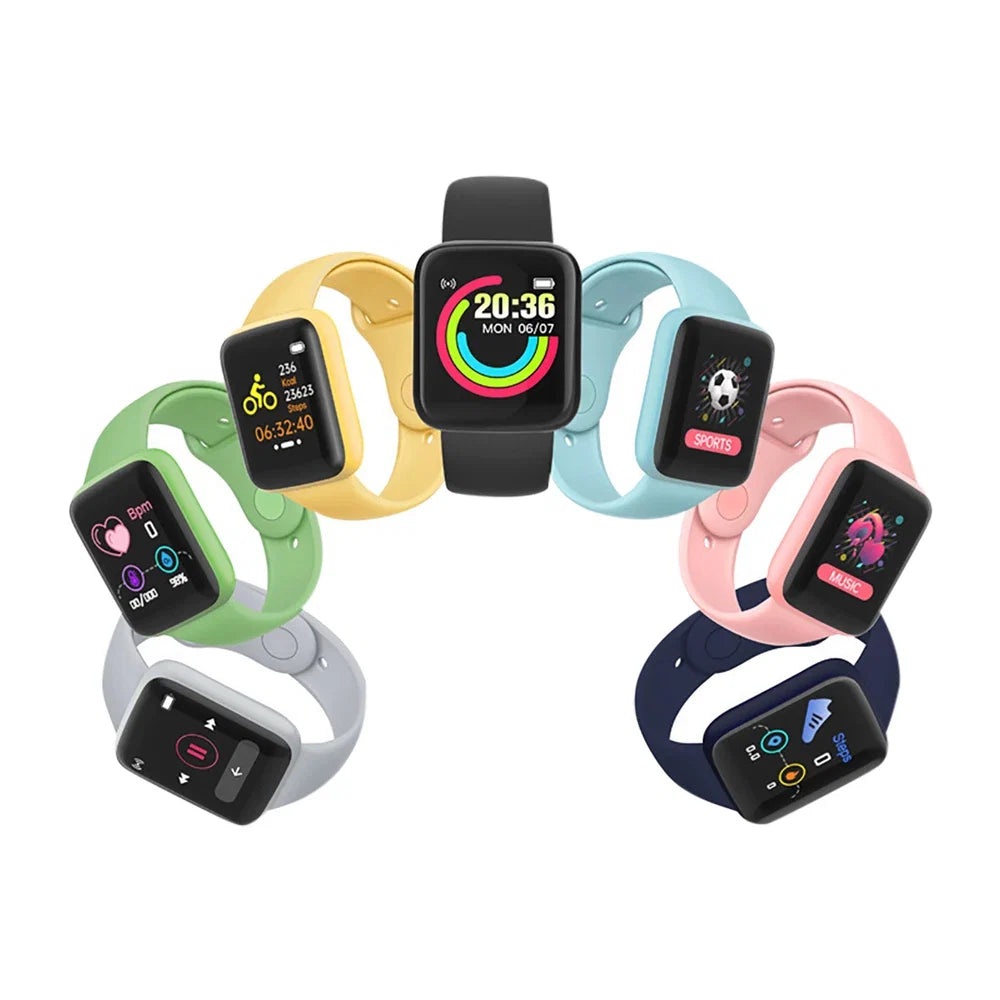 Bluetooth Smartwatch for Men Women | Fitness Tracker with Phone Control