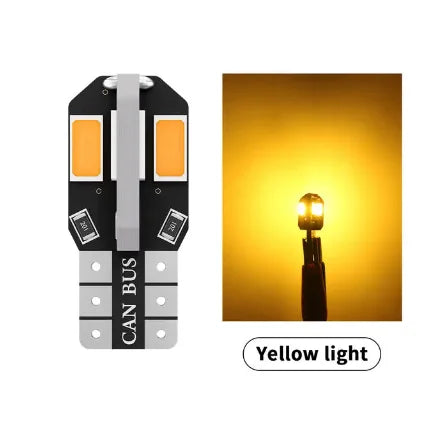 10PCS W5W T10 5730 LED Bulbs Canbus 12V | Car Interior Dome Map Light Parking Signal Lamp