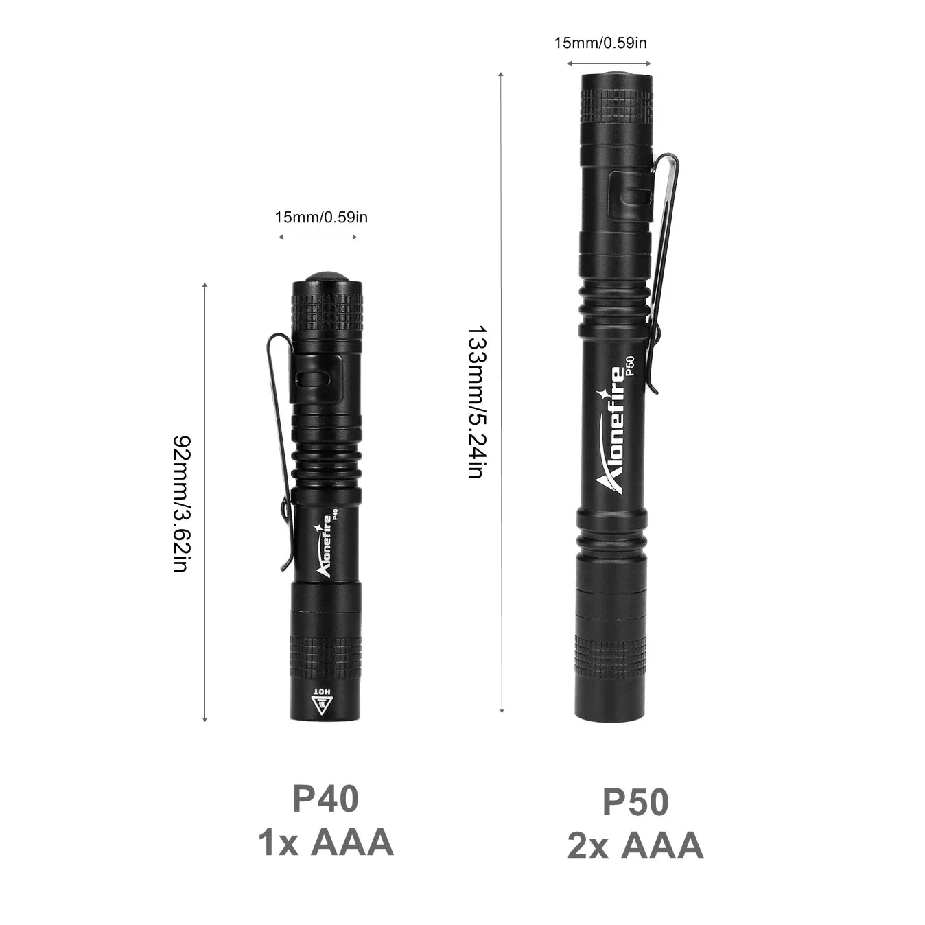 3W XPE LED Mini Penlight Flashlight | Portable Outdoor Compact Light