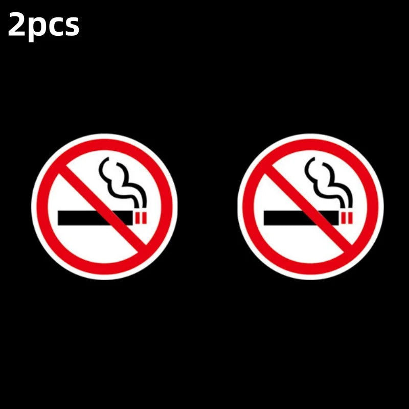 No Smoking Sign Sticker | Indoor Outdoor Office Coffee Shop Library Train Adhesive Decal
