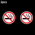 No Smoking Sign Sticker | Indoor Outdoor Office Coffee Shop Library Train Adhesive Decal