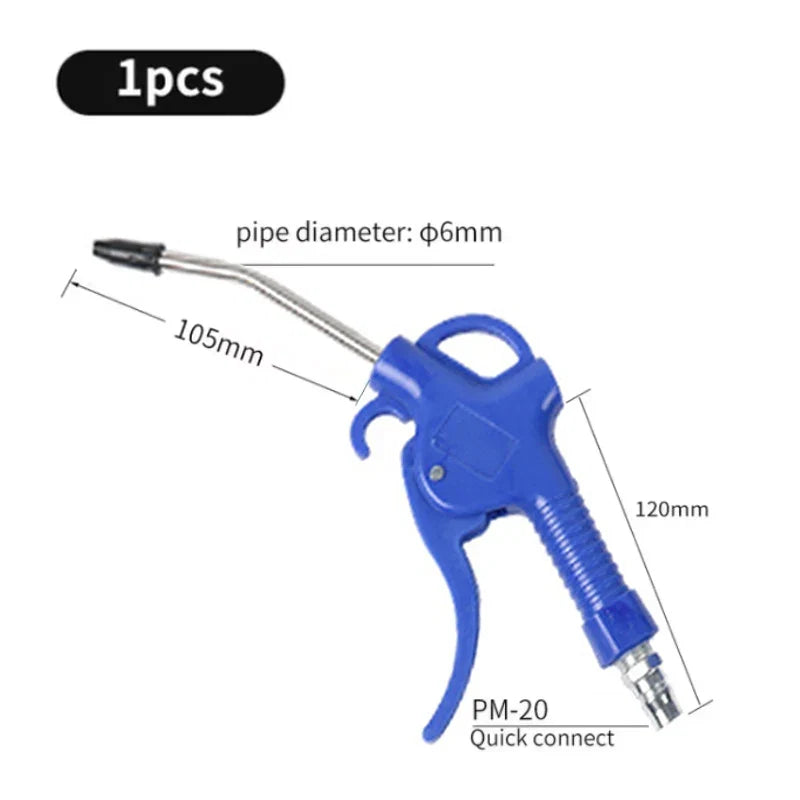 Air Blow Gun | High Flow Compressed Air Blower with Angled Bent Nozzle
