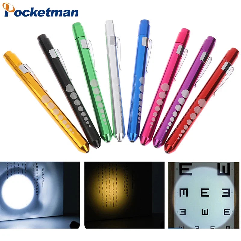 LED Pen Flashlight | Pocket Emergency Light for Medical and Outdoor Use