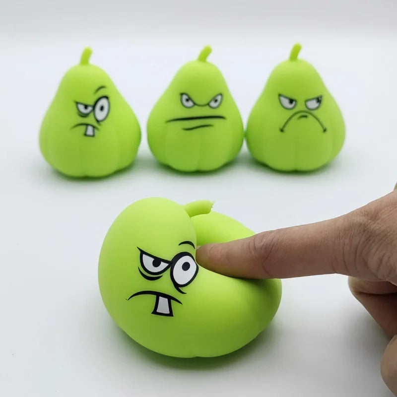 Melon Squeeze Toy | Stress Relief Pinching Ball That Plays Music