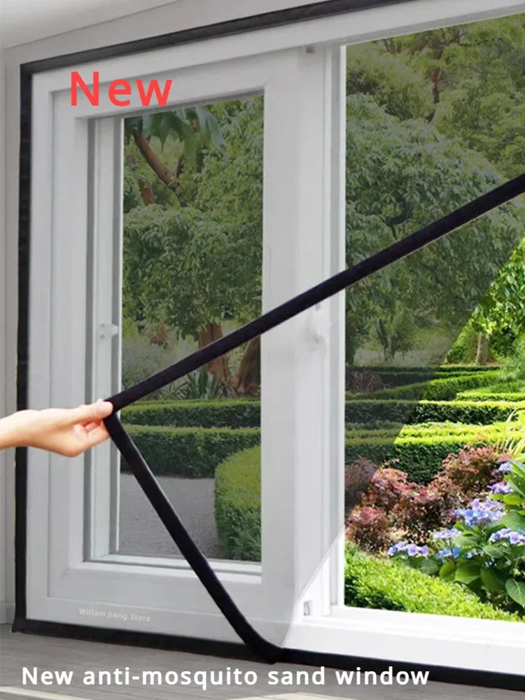 DIY Self-Adhesive Mosquito Net Window Screen | Insect Fly Curtain for Home