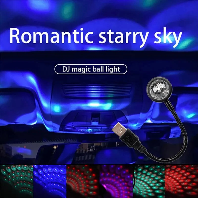 Voice Control Starry Sky Night Light | USB Powered Galaxy Projector