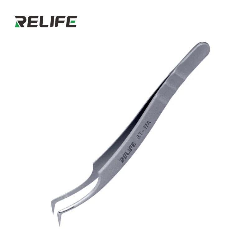 RELIFE ST-17A Ultra-Precision Tweezers | IC Chip Tinning & BGA Stencil Repair Tool