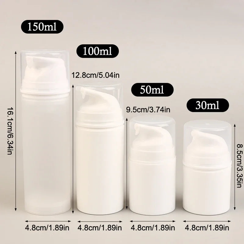 30/50/100/150ML Travel Pump Bottle Dispenser | Refillable Empty Lotion Containers