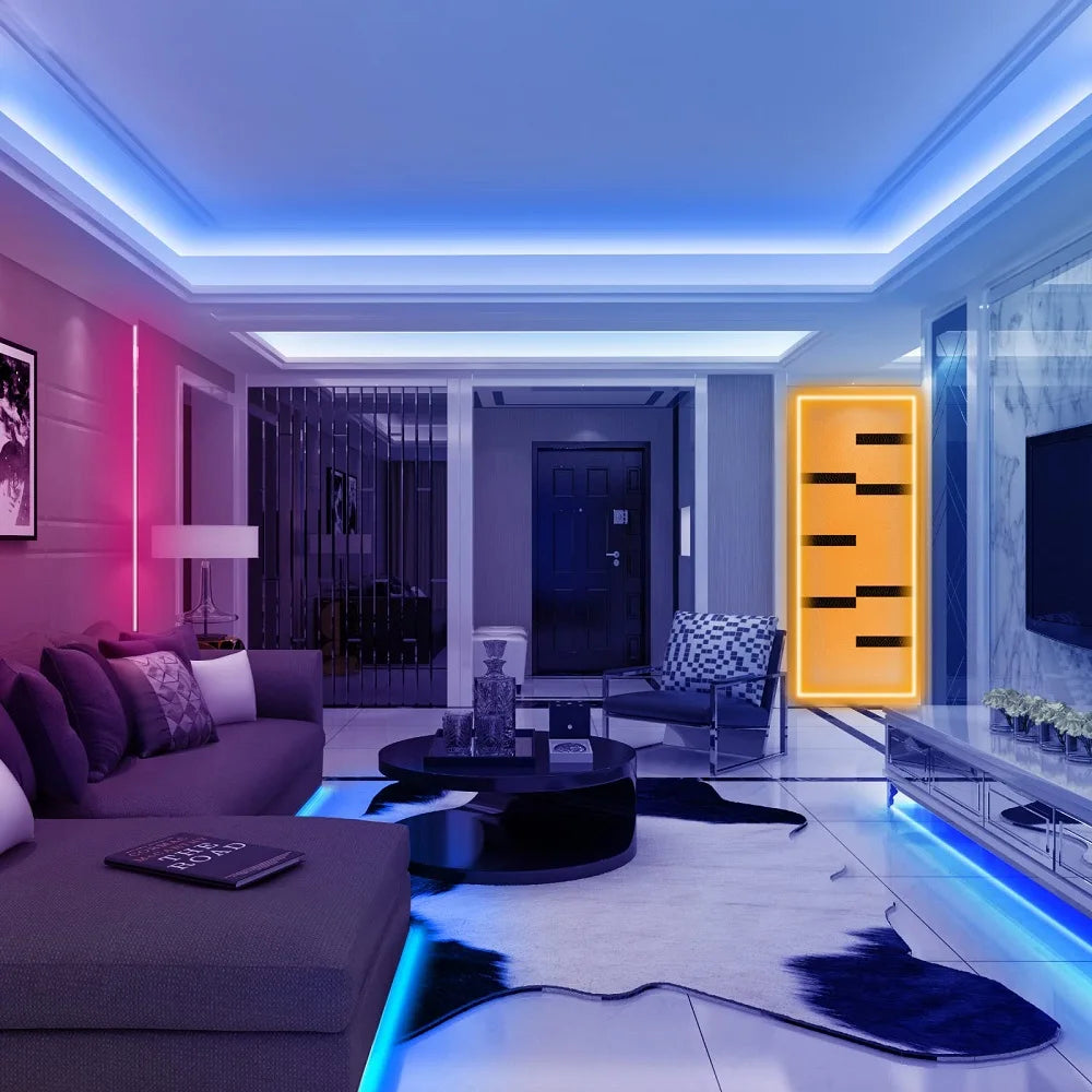 5V LED Strip Light 1-5M RGB with USB and 24 Key Remote | Color Changing Decorative Lighting