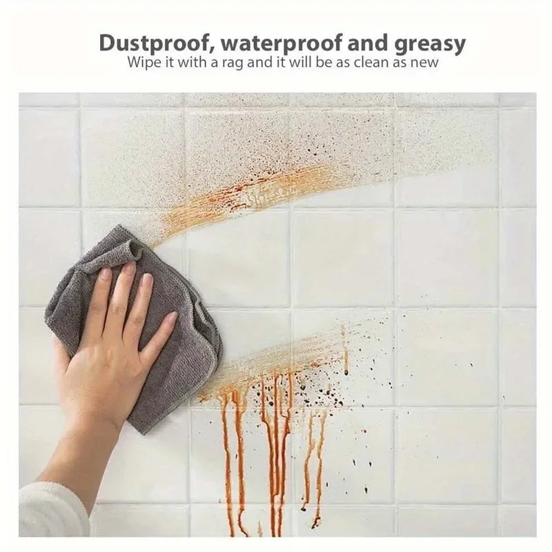 DIY Transparent Adhesive Protective Film | Self-Adhesive Oil-Proof Kitchen & Bathroom Sticker