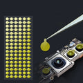 100Pcs Protective Stickers for iPhone Camera Infrared Dot Matrix | High Temperature Dust Stickers