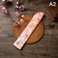 Embroidered Folding Fan Cover Pouch | Silk Fan Protector