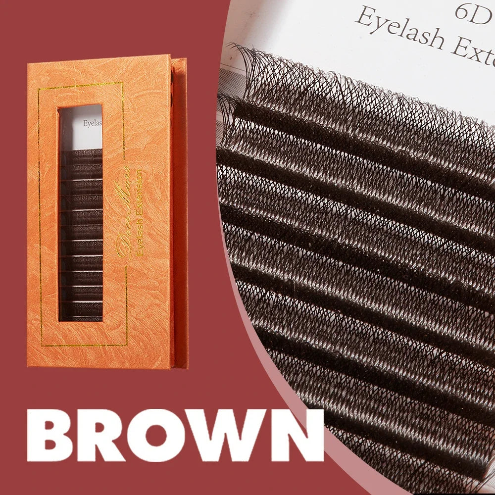 DeceMars 6D-W Shaped Eyelash Extensions | Salon-Grade Volume Lashes