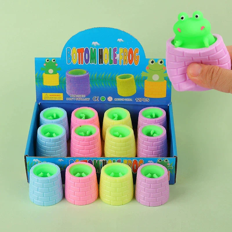 Funny Pop-Up Slow Rebound Squishy Cheese Mouse Cup | Stress Relief Desk Toy