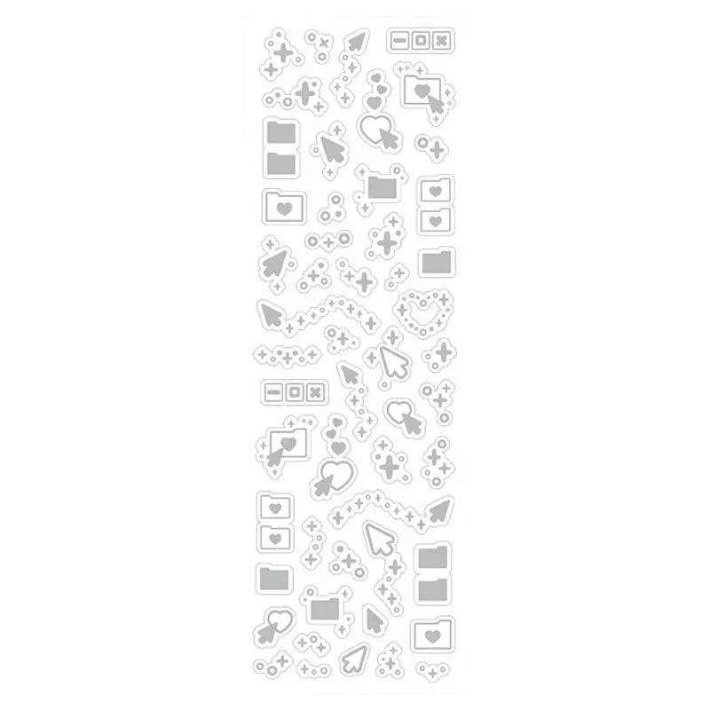 Cute Decorative Paper Stickers for Photocards and Scrapbooking | Kawaii Toploader Sticker Pack