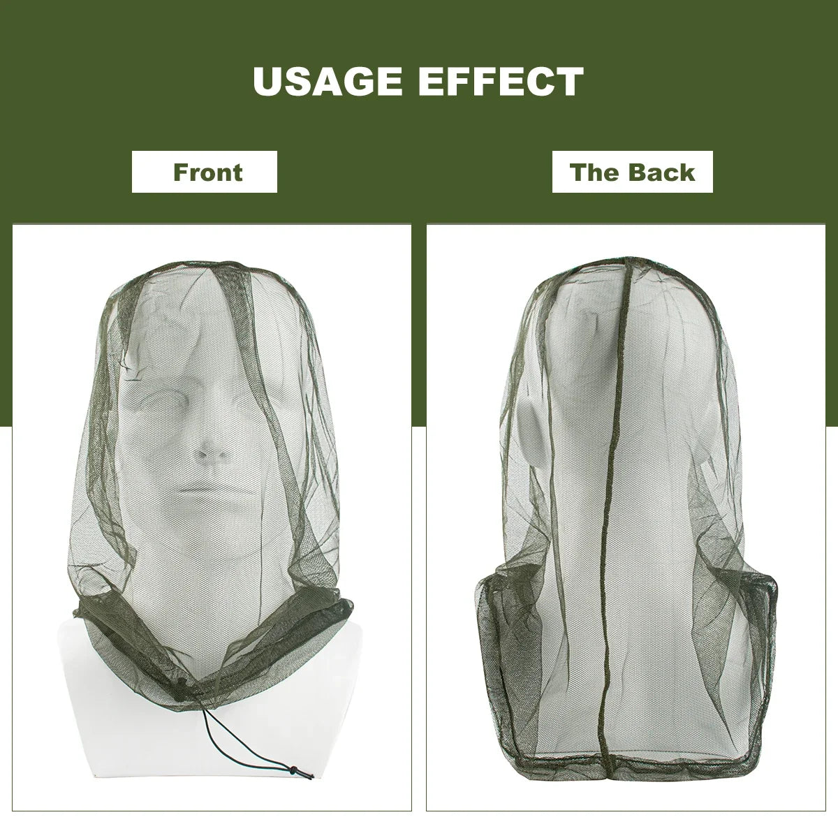 Ultra Large Mosquito Head Net | Premium Insect Face Protector for Outdoor Camping