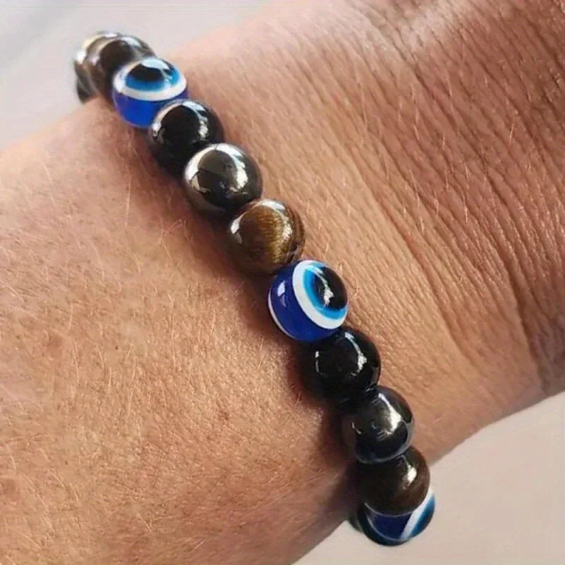Stone Symbolic Tiger's Eye Bracelet | Unisex Wealth & Confidence Jewelry