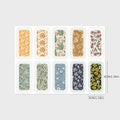 100pcs Special-Shaped Flower Sticker Roll | Gift Box Sealing and Packaging Stickers