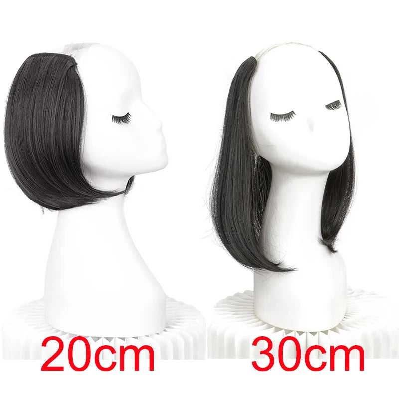 Clip In Hair Pieces for Volume | Straight Synthetic Hair Extensions for Women