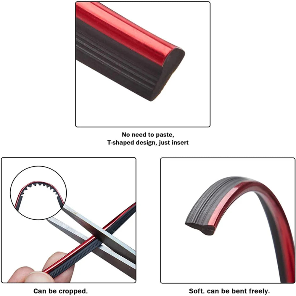 Car Interior Trim Strip | Easy Dash Decoration and Styling Accessory