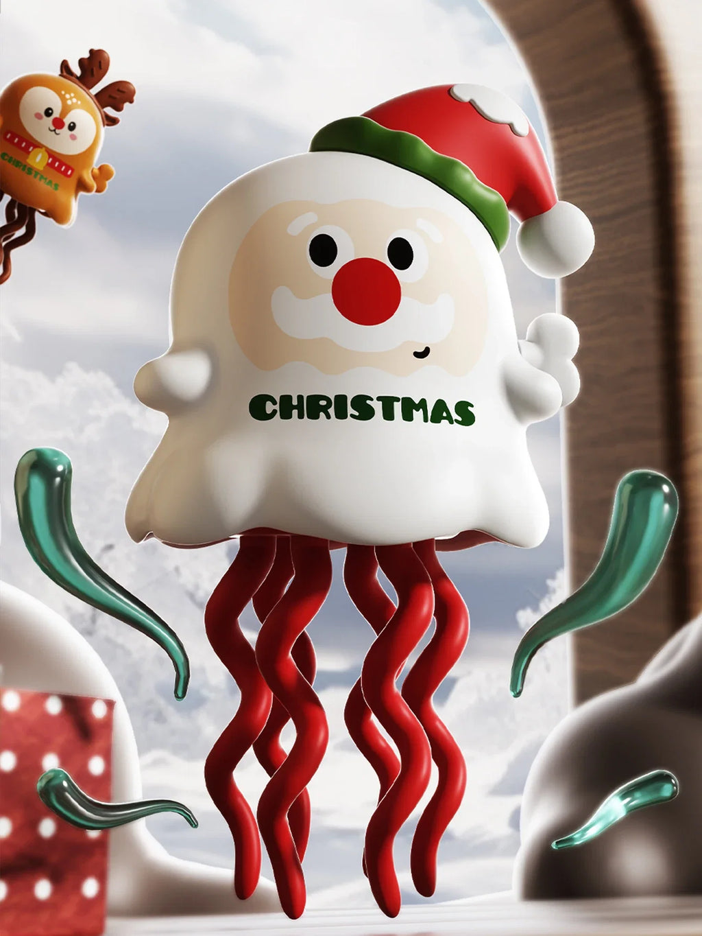 Magical Dancing Christmas Snowman or Elk Toy | Festive Wind-Up Clockwork Decoration