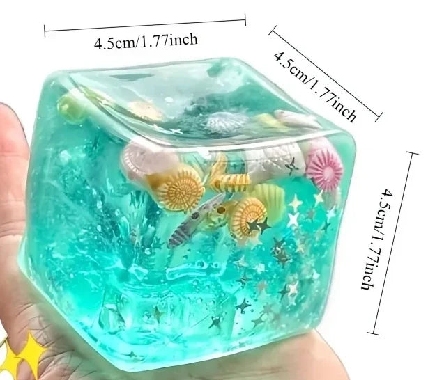 Squishy Ocean Blocks Stress Balls | Fidget Toy Set for Sensory Play and Anxiety Relief