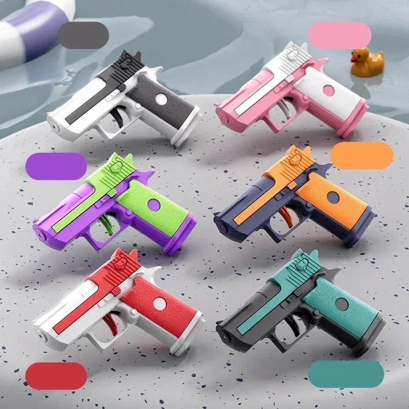 Mini Desert Eagle Water Gun | Continuous Firing Outdoor Water Pistol for Kids, Summer Beach Toy