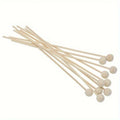 30Pcs Wood Bead Aroma Diffuser Sticks | Natural Rattan Reed Sticks for Home Fragrance