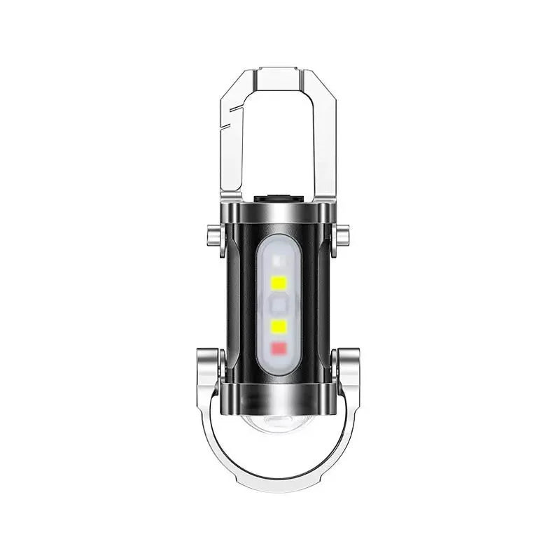 COB LED Flashlight Keychain | USB Rechargeable Waterproof Mini Flashlight