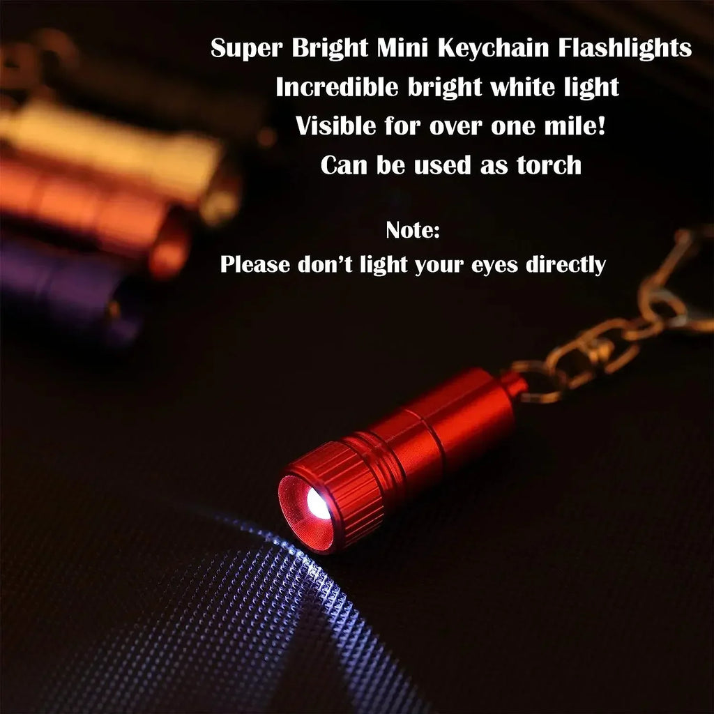 Mini LED Flashlight Keychain | Pocket-Sized Emergency Light
