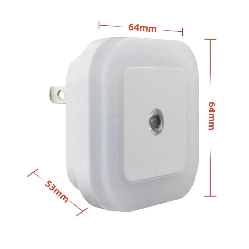 Wireless Sensor LED Night Light | Auto-On Mini Square Lamp for Baby Room