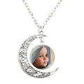 Personalized Photo Necklace | Custom Glass Pendant Gift for Family