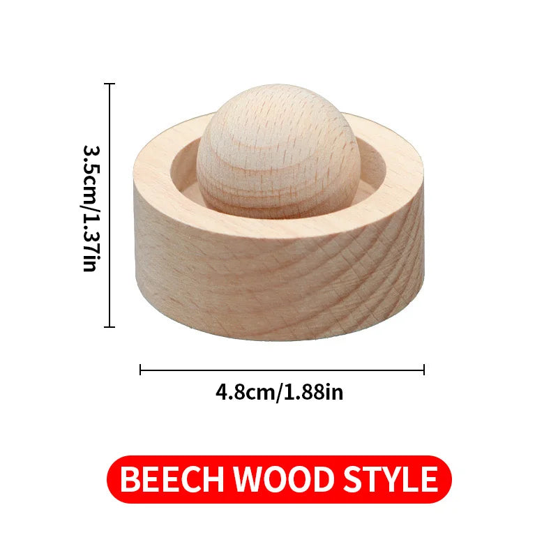 Solid Wood Essential Oil Diffuser Sphere | Natural Aromatherapy Accessory