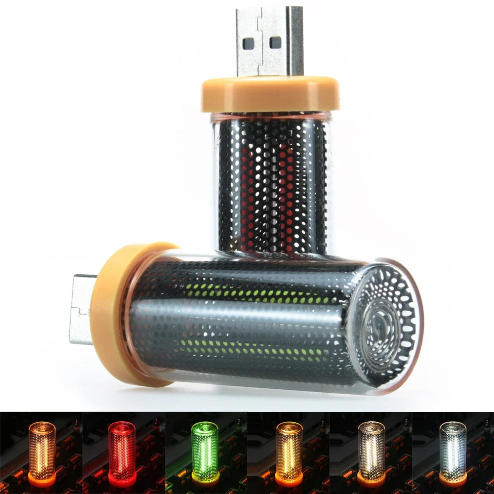 USB Car Atmosphere Light | Touch Control LED Bulb Lamp for Bedroom Decor