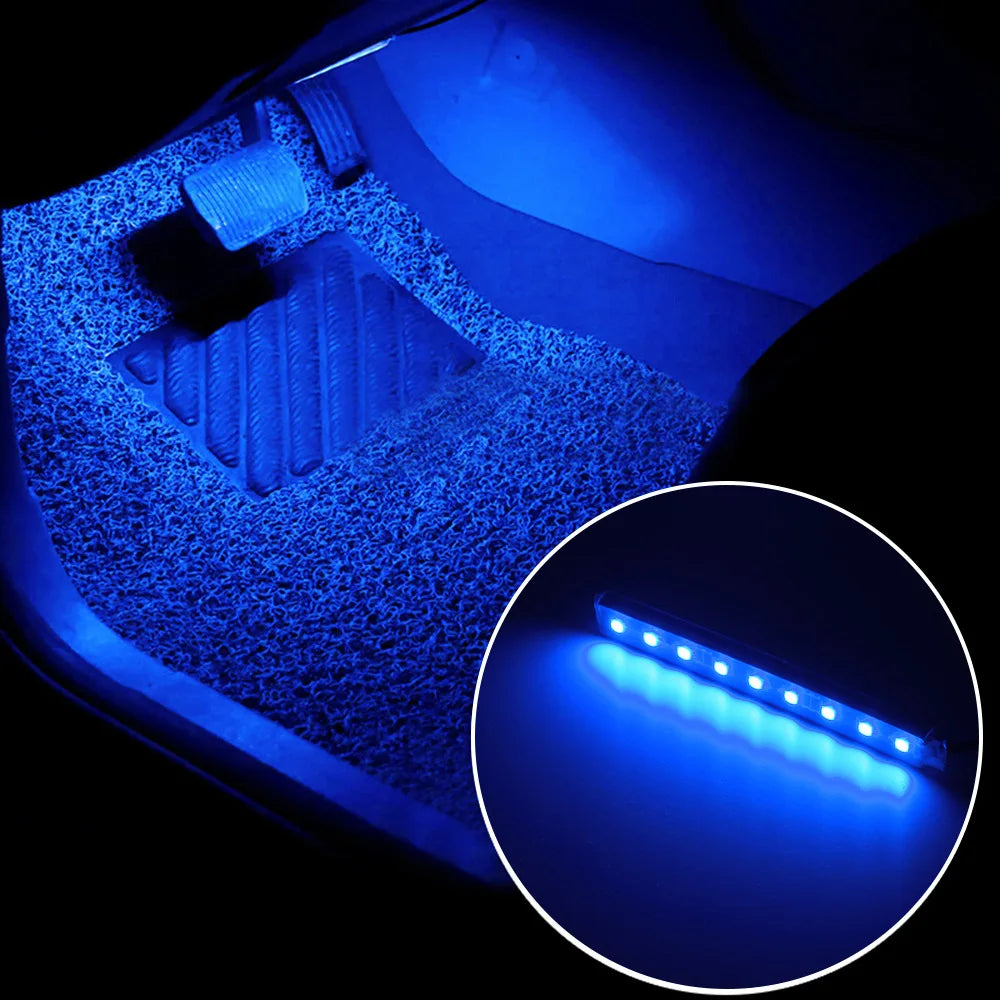 12V Car Interior LED Ambient Light | Plug and Play Cigarette Lighter Decorative Kit