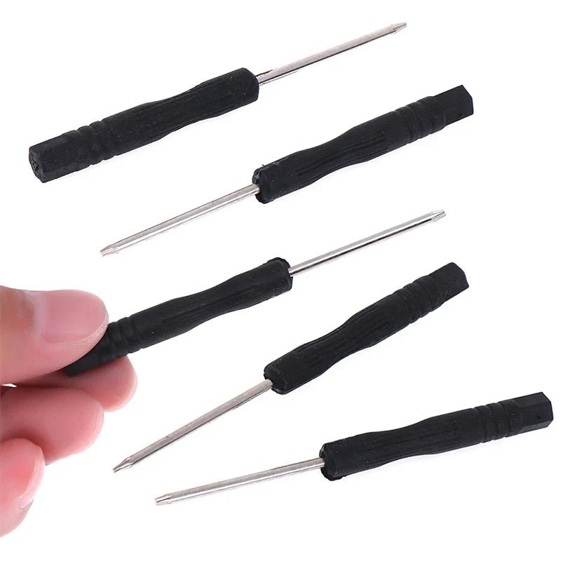 5Pcs Precision Torx Screwdriver Set T2 T3 T4 T5 T6 | Black Steel Mobile Phone Repair Kit
