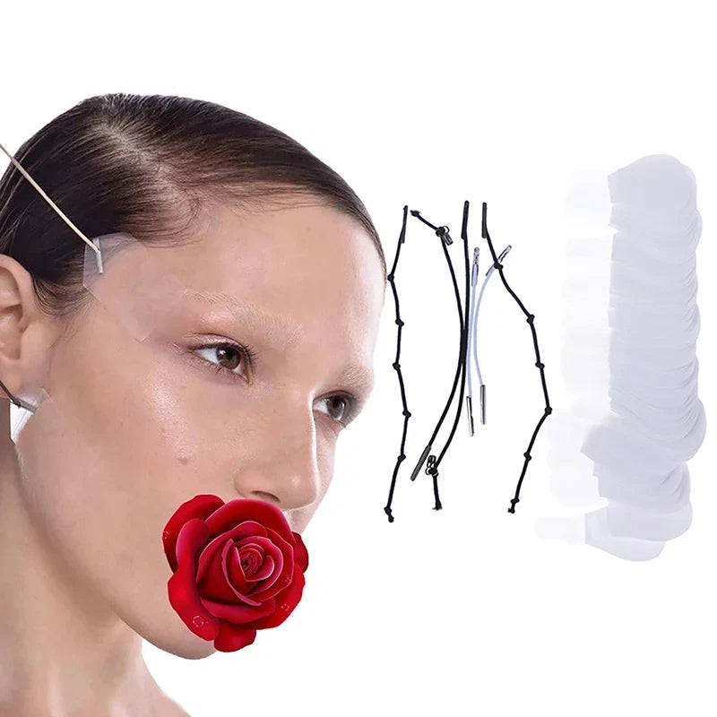 Invisible Thin Face Stickers | V-Shape Face Lift Tape for Instant Skin Lifting