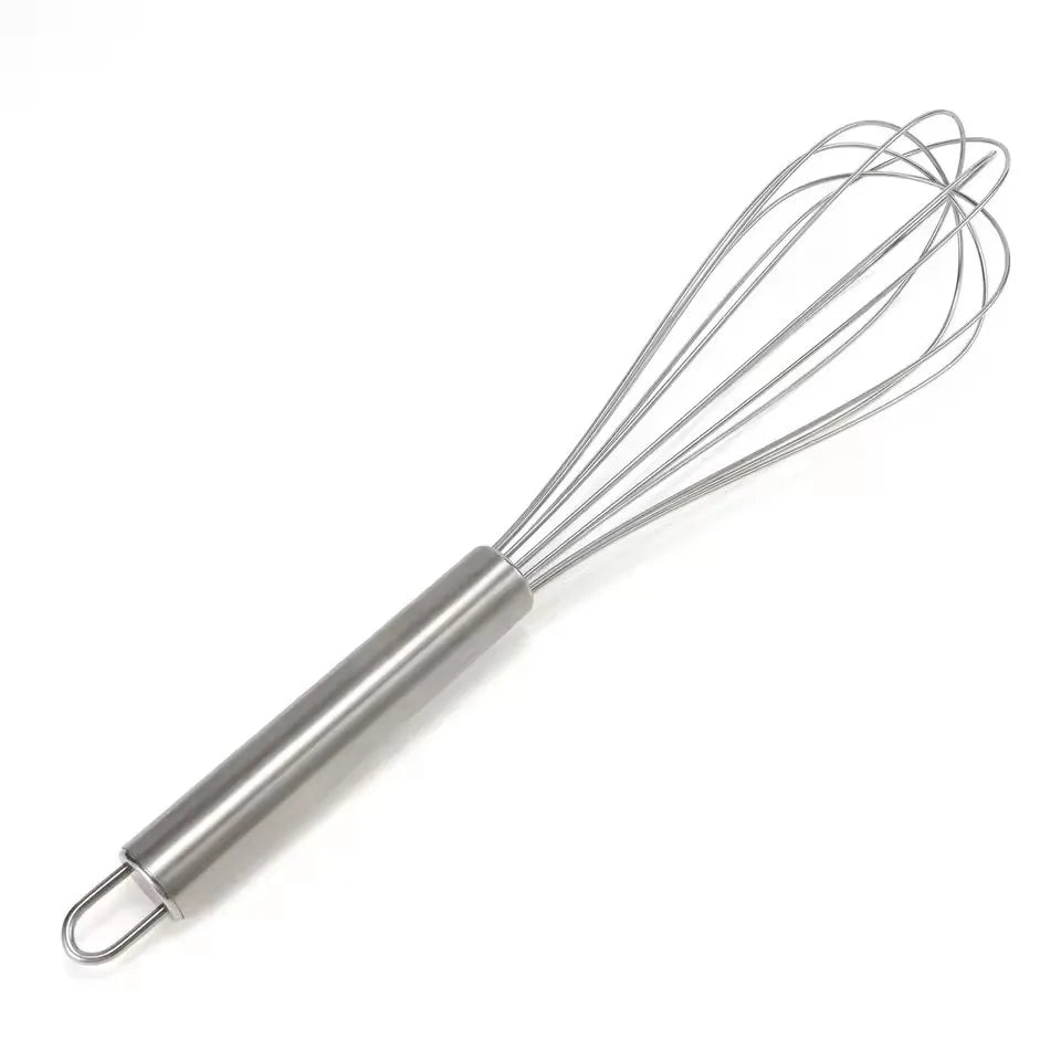 Manual Rotary Egg Beater | Stainless Steel Hand Whisk for Kitchen Baking