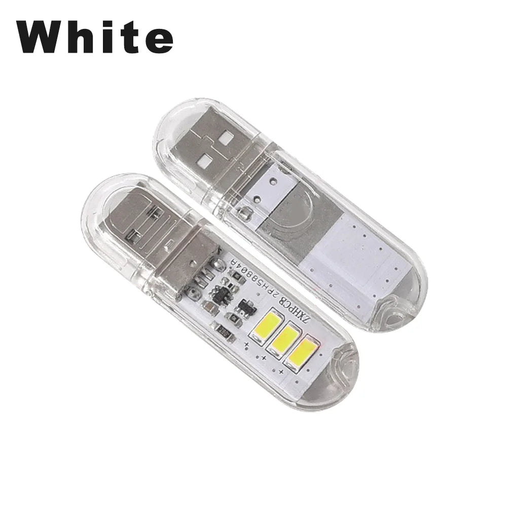 Portable USB LED Book Light | Touch Switch Reading Lamp