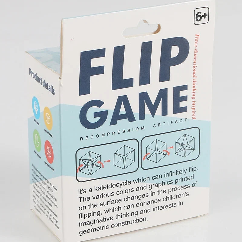 Infinite 3D Magic Cube | Irregular Flip Puzzle for Stress Relief and Focus